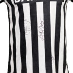 Roberto Baggio, Antonio Conte & Gianluca Vialli Signed 1992-1993 Juventus Home Shirt (Front Signed)