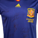Champions of the World: Iker Casillas, Xavi, Andrés Iniesta, Fernando Torres, Xabi Alonso & More Signed 2010 Spain Shirt (Front Signed)